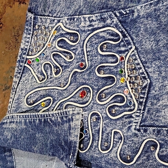 Vintage Jonathan G Denim Bling Jacket Rare - Picture 5 of 12
